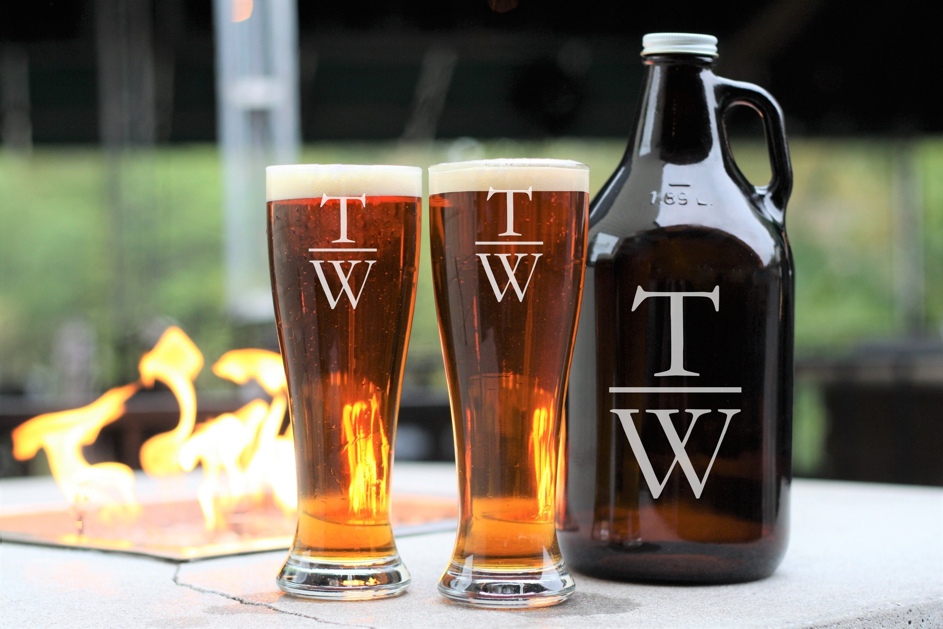 Engraved Growler Personalized Beer Growler 64 oz Growler Etsy