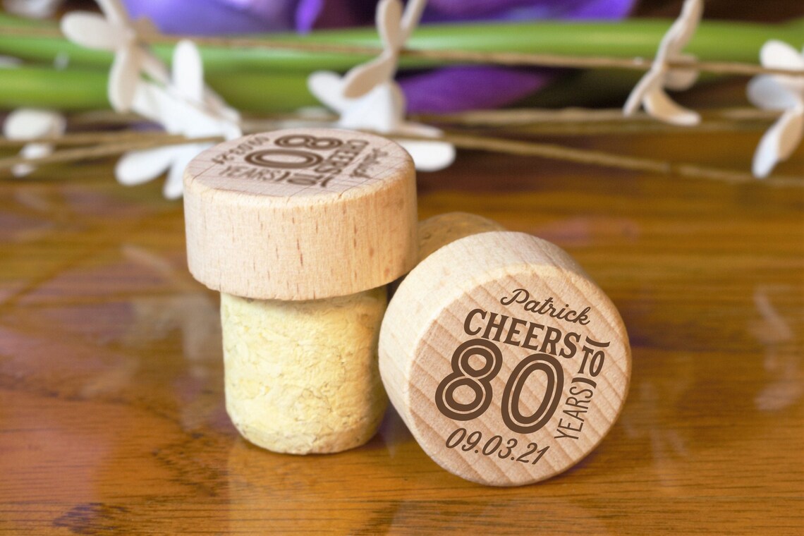 80th Birthday Favors Favors for 80th Birthday 80 Years Old Etsy