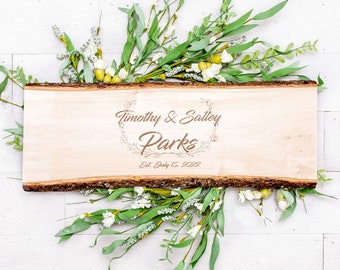 Rustic Plank Wedding Decor | Wedding Guest Book Alternative | Wooden Guest Book | Guest Book Sign