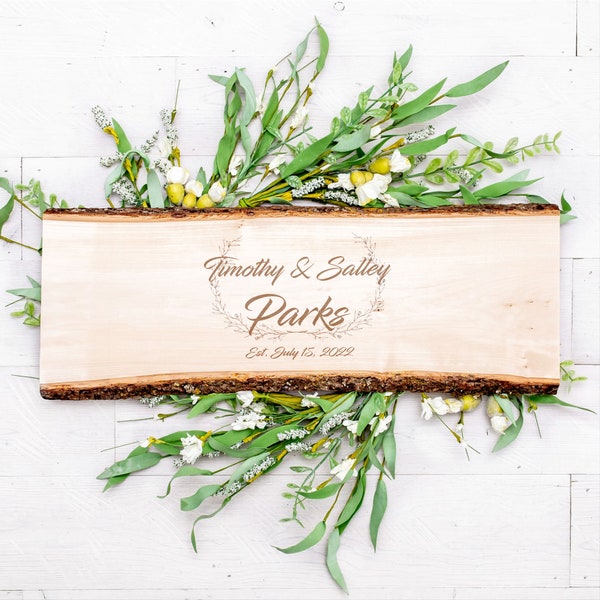 Rustic Plank Wedding Decor | Wedding Guest Book Alternative | Wooden Guest Book | Guest Book Sign