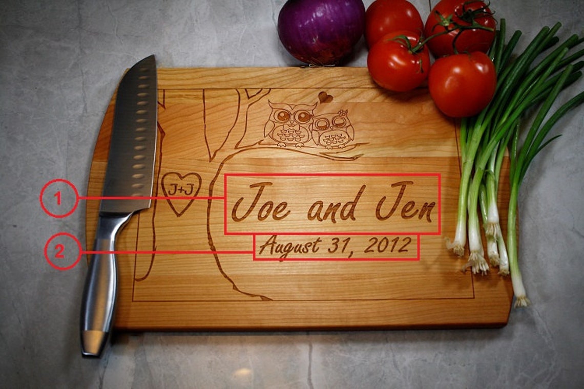 Custom Engraved Cutting Board Fiance Gift Gifts for Mom Etsy