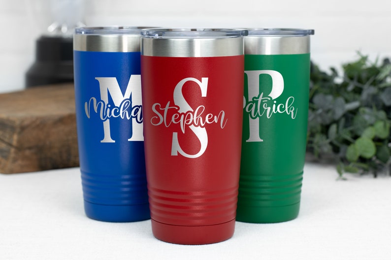 Custom Name Tumbler Personalized Name Tumbler Monogram Gift Etsy