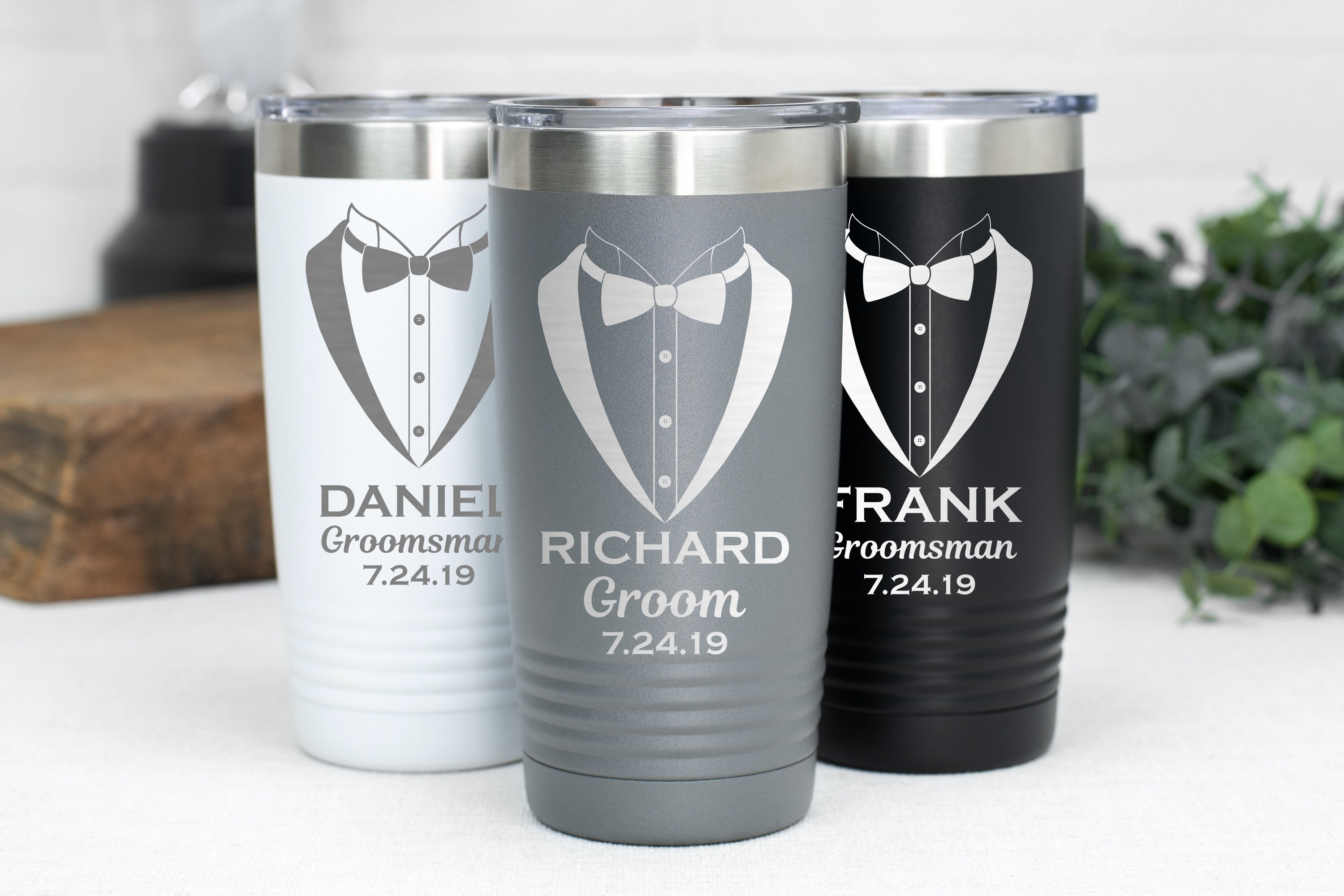 Groom Wedding Tumbler Bachelor Party Favors Groomsman | Etsy