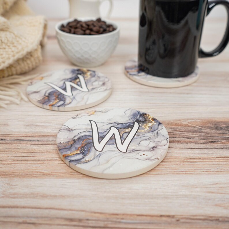 BlueRidgeMountainCo Monogram Coasters - Thumbnail 3