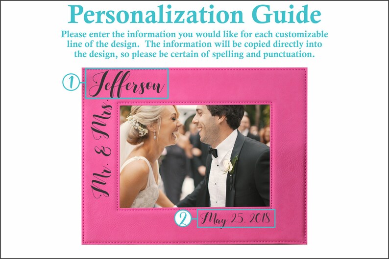 Wedding Photo Frame Wedding Gift Gifts for the Couple Mr and Mrs Gift Wedding Picture Gift Custom Wedding Photo Custom Picture Frame