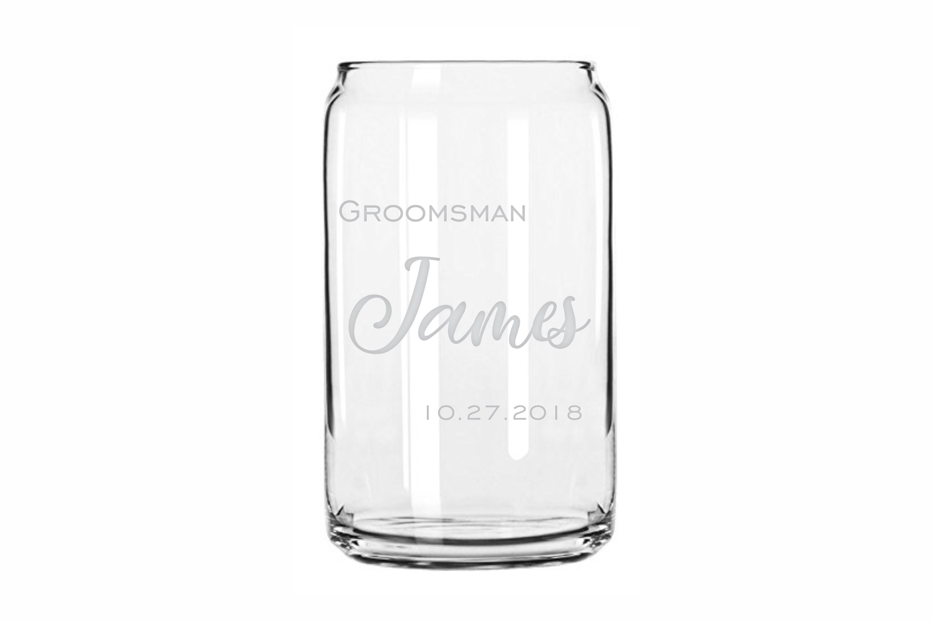 Personalized Glass Set of 2 Groomsmen Gifts Engraved Best Man Etsy