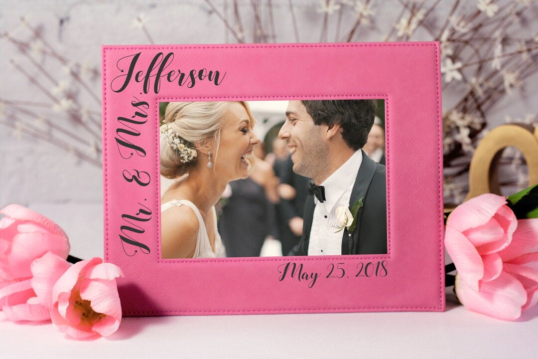 Wedding Photo Frame, Wedding Gift, Custom Picture Frame, Gifts for the