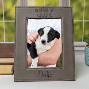 Cat Lover, Dog Lover, Rescue Pet, Pet Adoption Frame, Pet Lovers, Pet Picture Frame, Adopted Pet, Adopt Don't Shop,  Cat Rescue, Dog Rescue