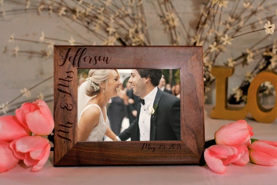 Wedding Photo Frame Wedding Gift Custom Picture Frame Gifts - Etsy