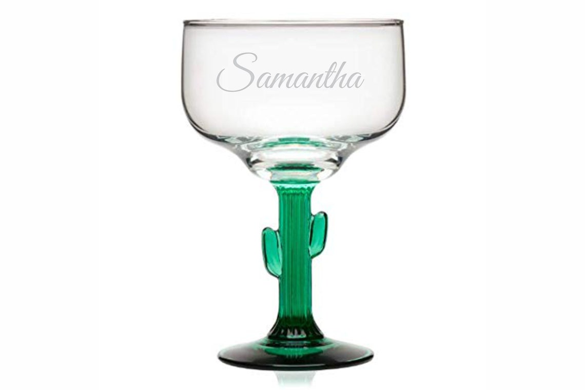 Custom Margarita Glasses Set of 4 Bridesmaid Gifts Maid of Etsy