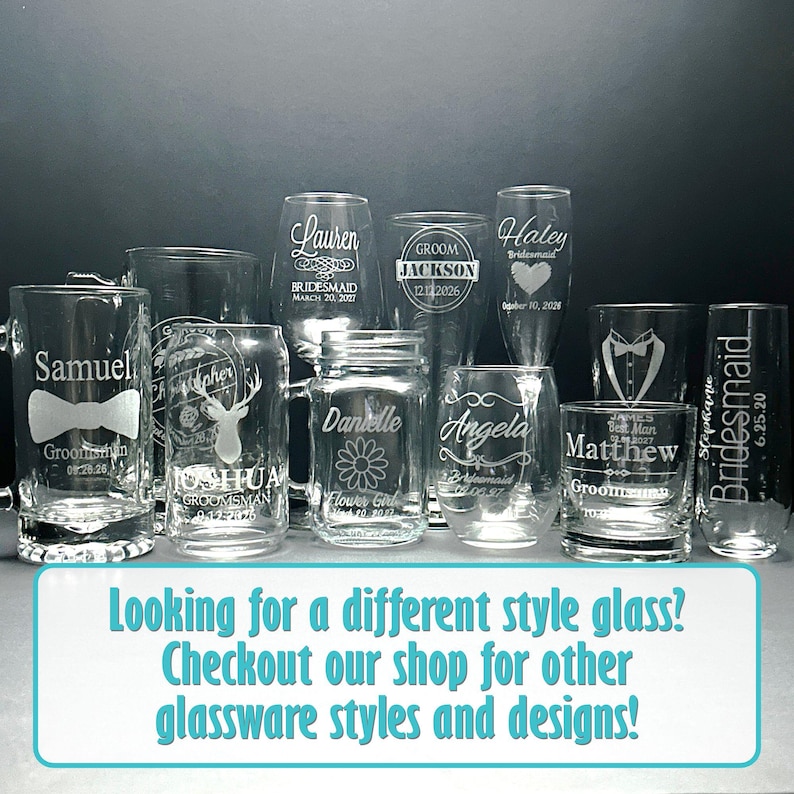 Bridesmaid Champagne Flutes – Personalized Wedding Party Glasses – Custom Bridal Party Gift for Getting Ready bild 11