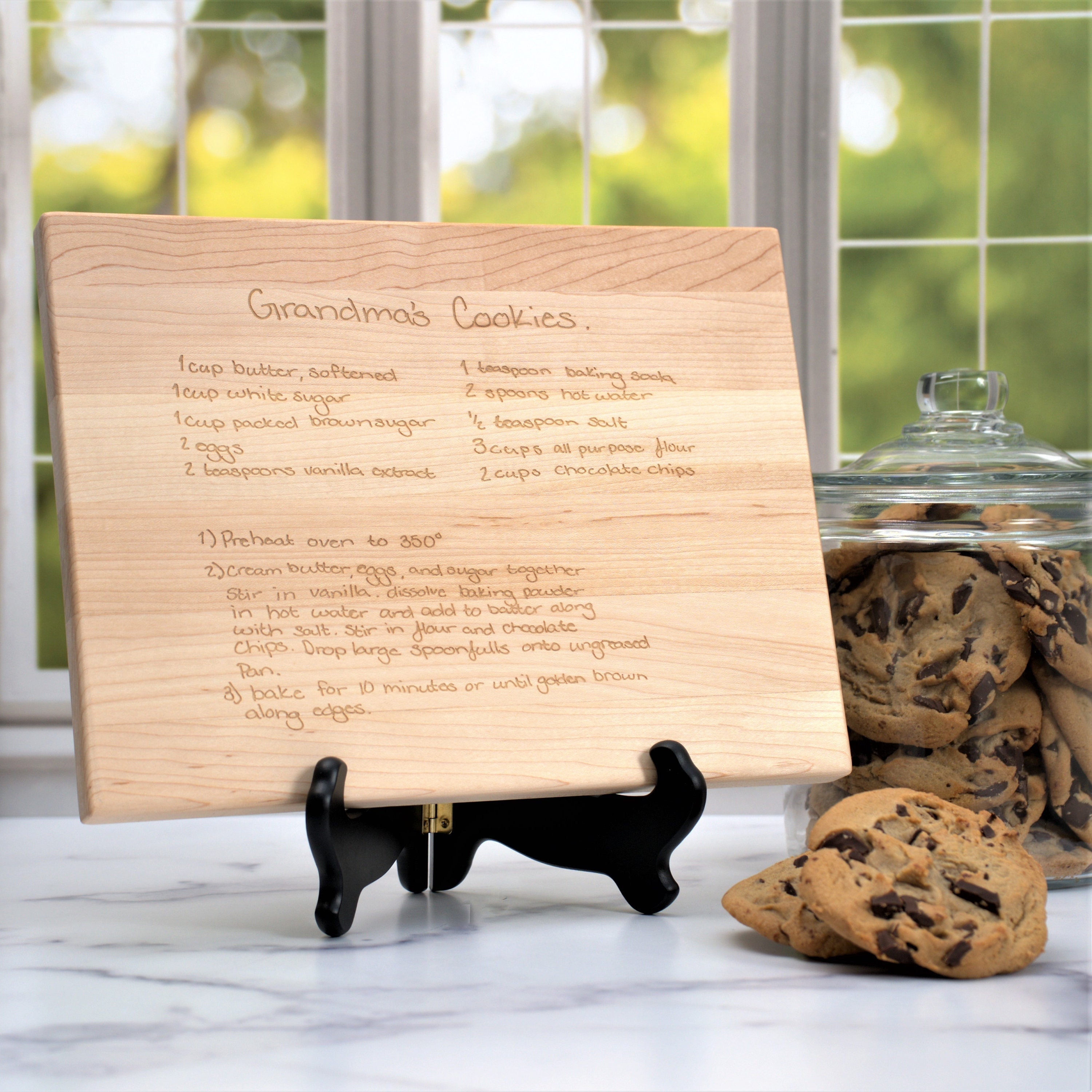 Recipe Cutting Board Custom Wood Cutting Board with -  Portugal