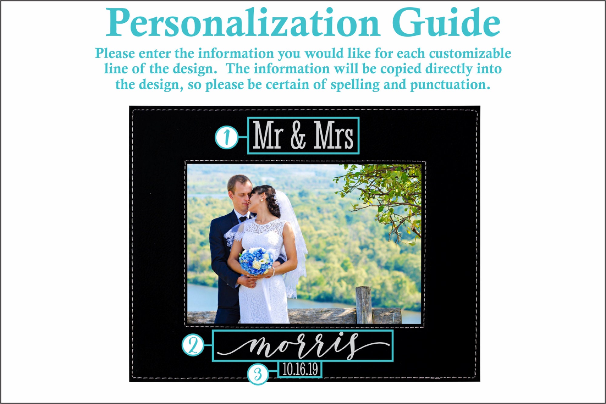 Mrs. Photo Mr and Mrs Photo Frame, Wedding Gift, Bride and Groom, Gifts for the ...