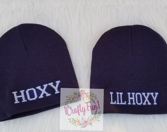 Custom embroidered stocking hats Clearance