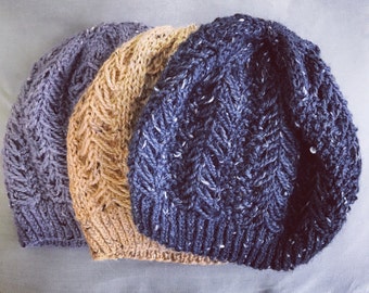 Pine Tweed Beanie Hat