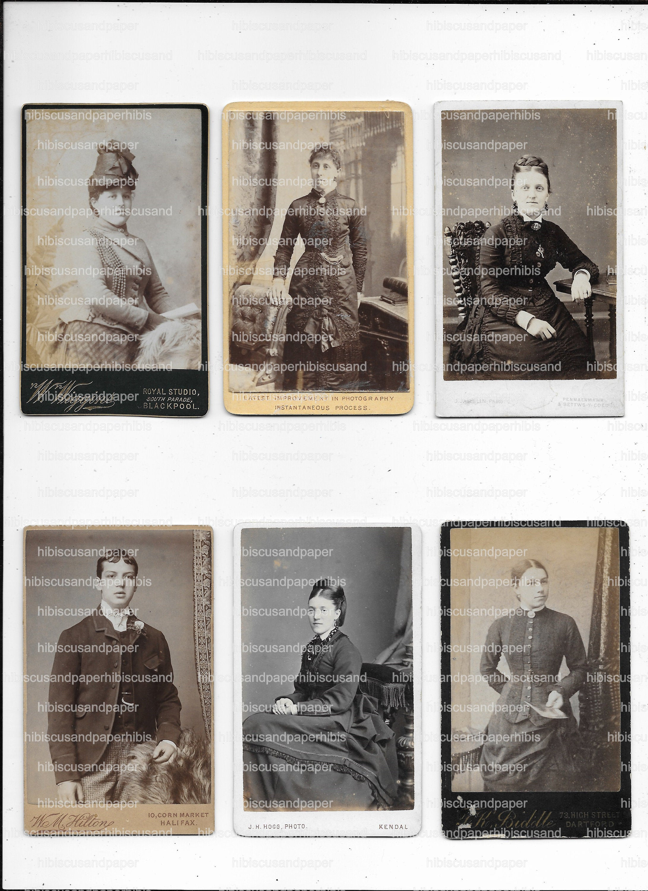 Printable Victorian Cards / Digital Download / Etsy