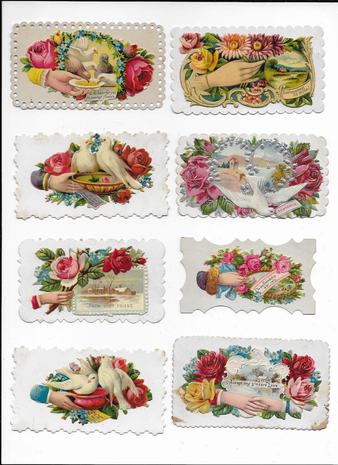 Printable Victorian Calling Cards Instant Digital Download Printable ...