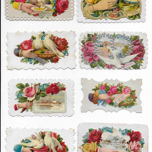 Printable Victorian Calling Cards instant digital download printable / women / handmade junk journal / vintage women