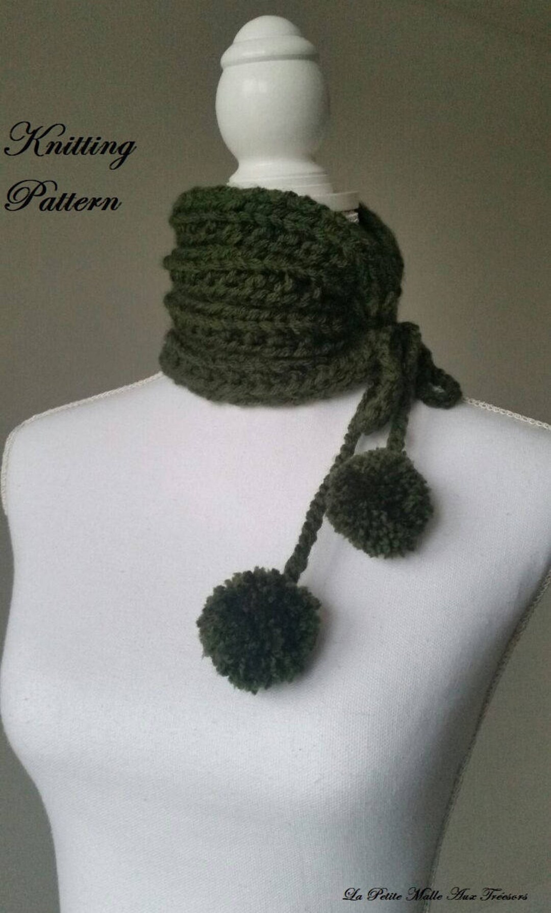 Pdf Knitting Pattern Owner Knitting Circular Scarf Snood Etsy