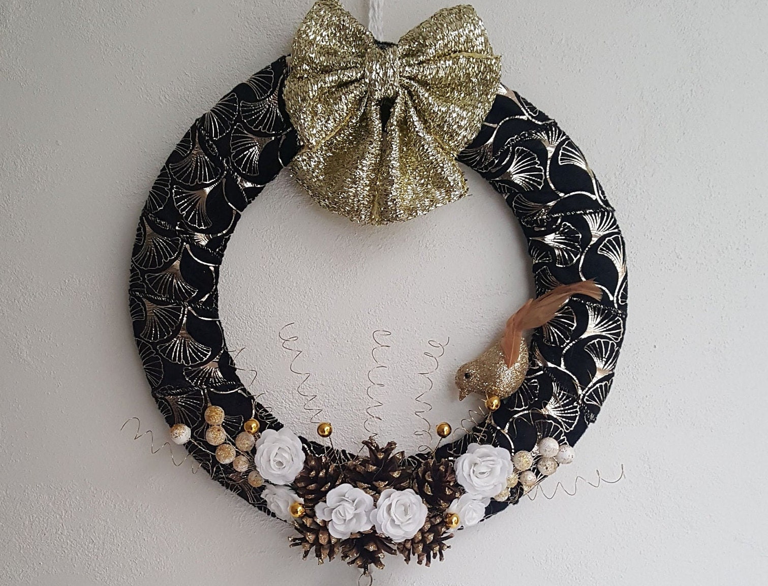 Anneau Floral, Couronne, Cadeau, Décoration Florale et Murale, Mariage, Lustre, Fleurs, Hiver, Autom