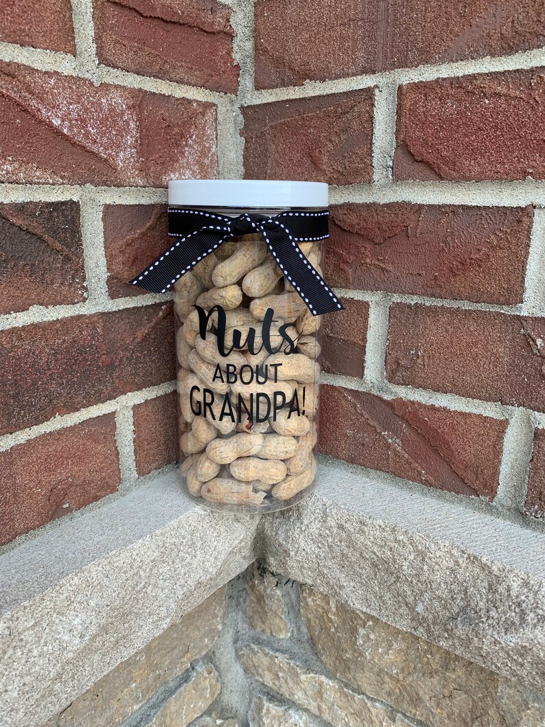 Nuts About Grandpa Container & Lid Etsy