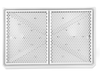 Giant Dog Potty Training Tray - Indoor Pee Pad Holder, Grey