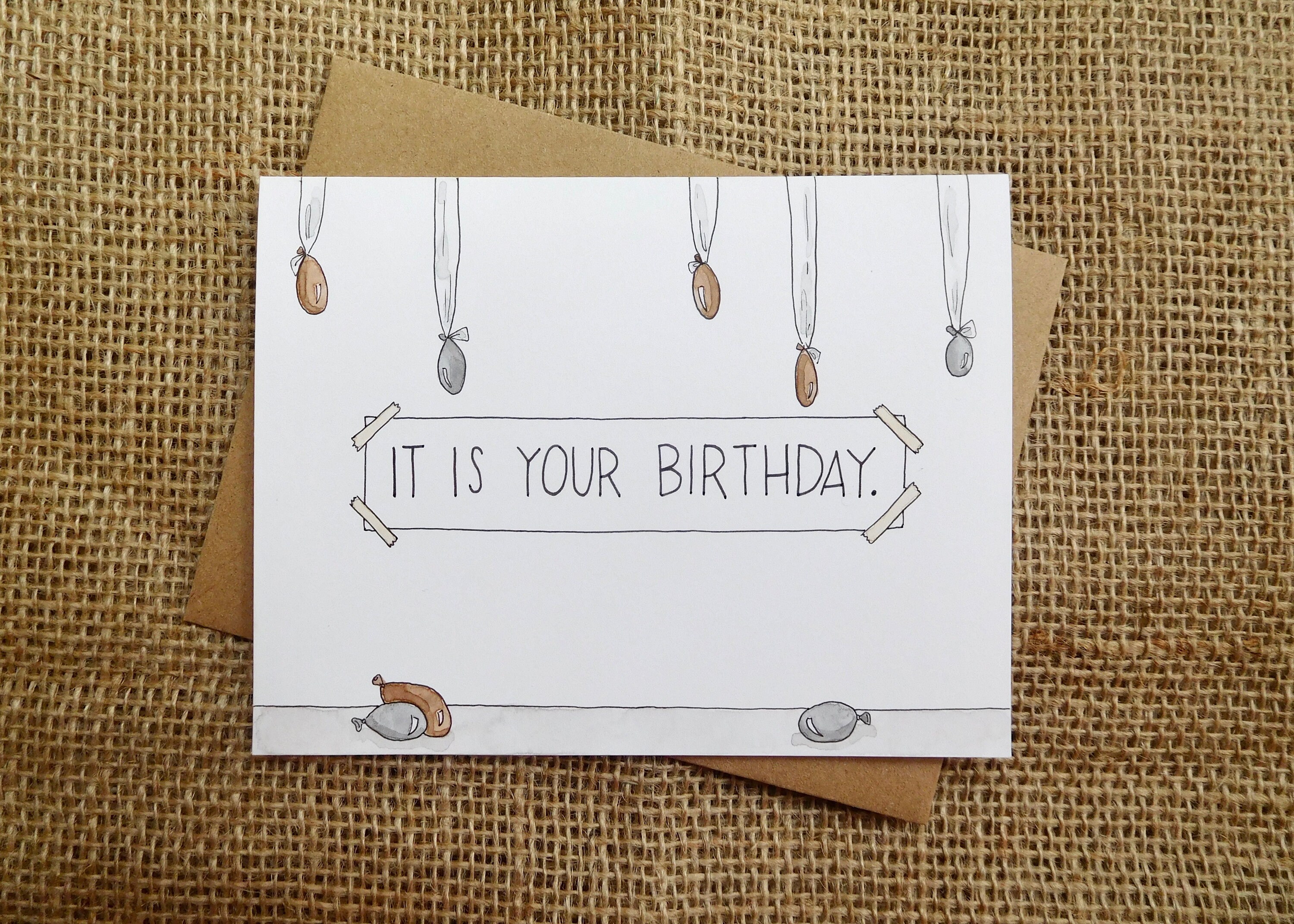 it is your birthday the office inspired birthday greeting etsy