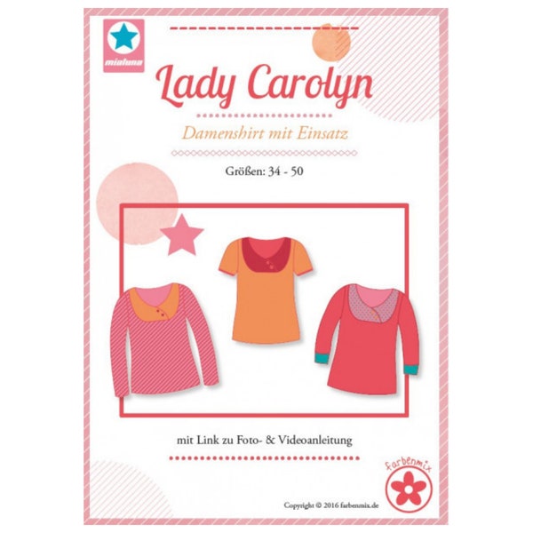 Lady Carolyn - Papierschnittmuster - Damenshirt