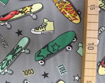 Jersey Skateboard - 16,50 EUR/m - grau