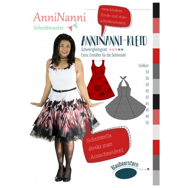 AnniNanni-Kleid von AnniNanni - Papierschnittmuster