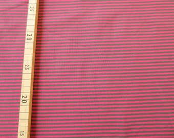 Jersey Ringel - 14,50 EUR/m - pink - dunkelgrau
