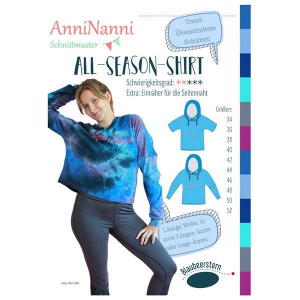 All-Season-Shirt - AnniNanni - Papierschnittmuster