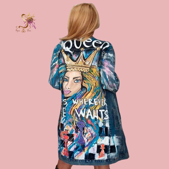 ジャケット・アウター Bohemians Rosy Jacket Hand Paint Print Bohemians Rosy Jacket Hand Paint Print