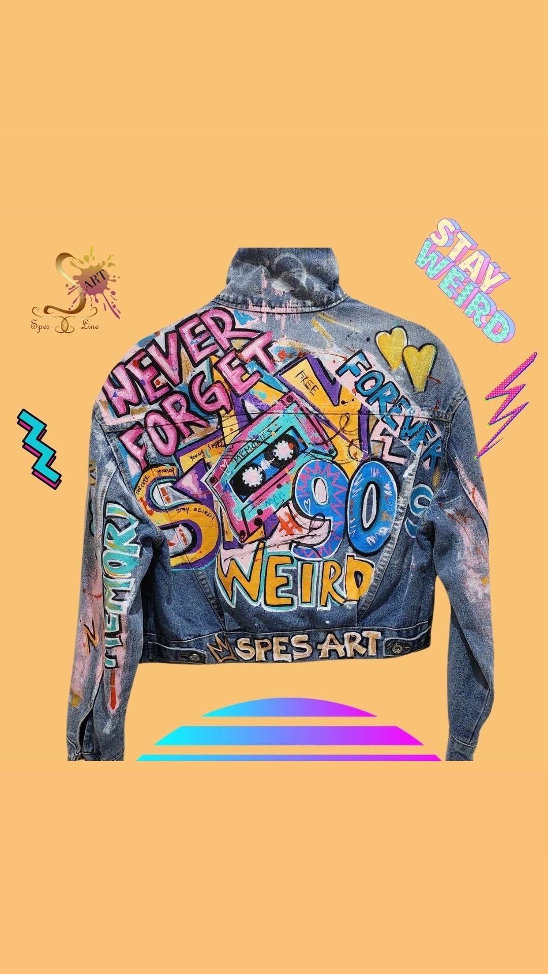 Ojo Turco Chamarras De Mezclilla Pintadas A Mano Precio Chamarra