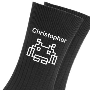 Gamers Gift Personalised Socks, Present for Gamer