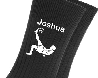 Football Gift Personalised Socks, present for football fan. Dad Gift