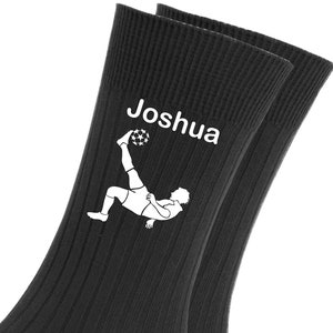 Football Gift Personalised Socks, present for football fan. Dad Gift