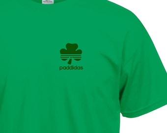 Paddidas St Patrick's Day T-Shirt: Funny Shamrock Tee