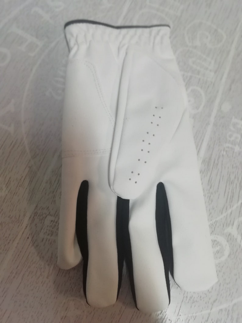 Personalised Leather Golf Glove With a Gold Monogram and Etsy UK