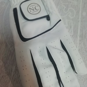 Personalised Leather Golf Glove, with a gold monogram and Matching Gift Box, gift for golfer image 7