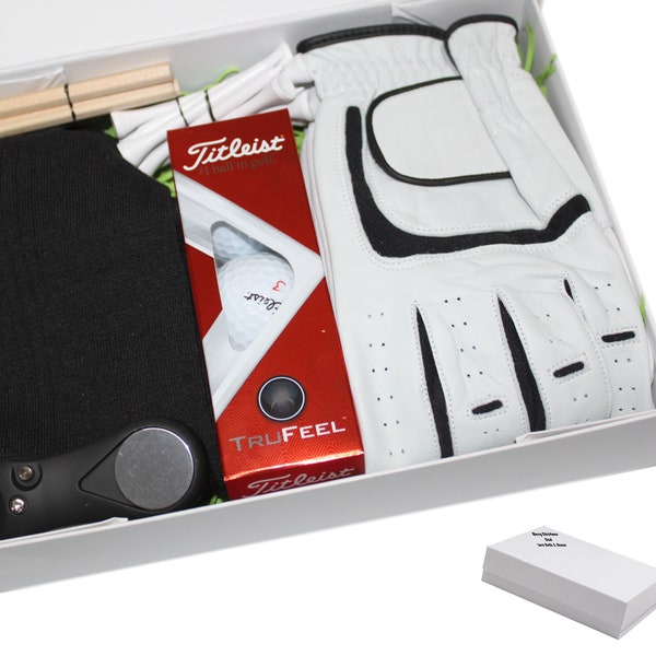 Premium Golf Gift Set, with Personalised Gift Box