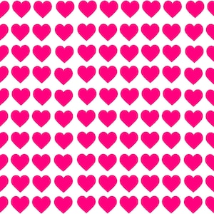 Mini Heart Shaped Sticky Vinyl Labels for Sealing Sweet Bags, Wedding Favours, Envelopes, Greating Cards. Self Adhesive Craft Hearts 15mm