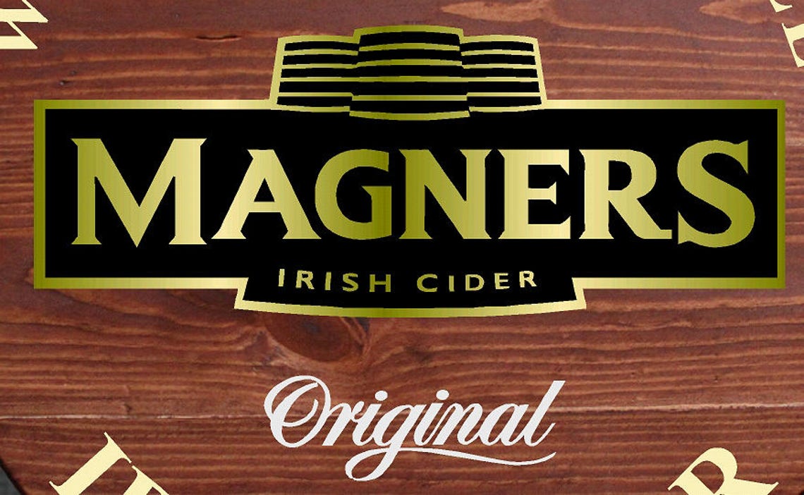 Magners Irish Cider traditional wooden pub sign great Etsy