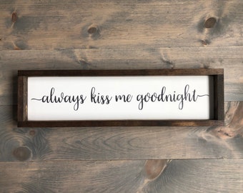 Goodnight kiss | Etsy