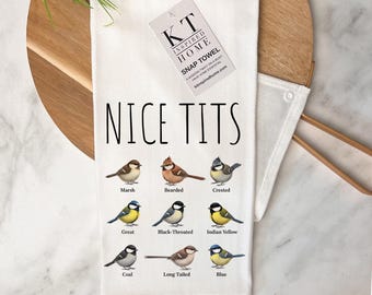 Bird snap it Kitchen Towel | Over-the-Stove Handle| Stay Put | Nice tits bird