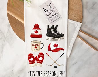 Hockey snap it Kitchen Towel | Over-the-Stove Handle| Stay Put | ‘tis the season