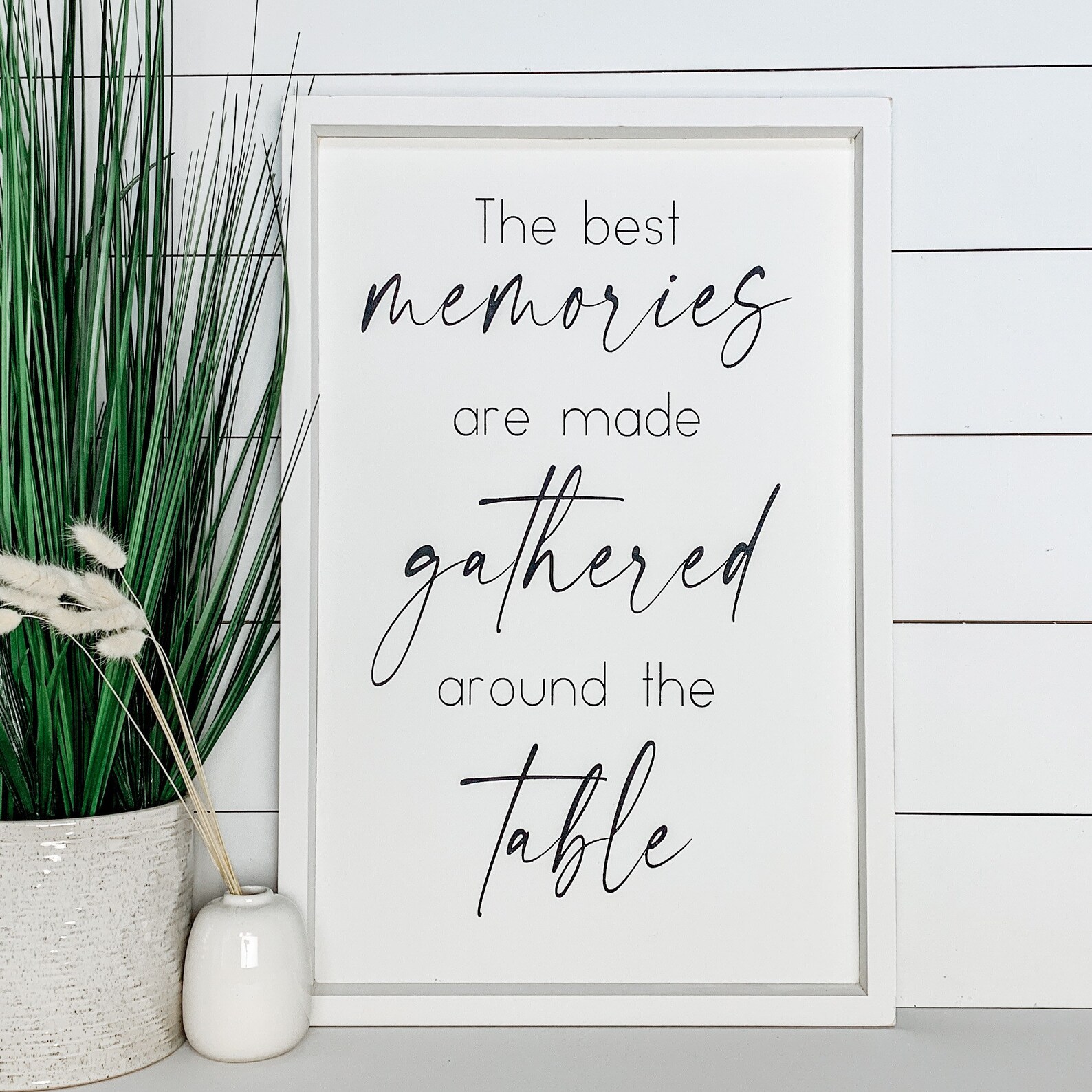 Kitchen Wall Art The Best Memories Are Made Gathered Around | Etsy