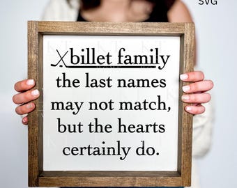 Billet family printable | Home Decor billet gift hockey | SVG