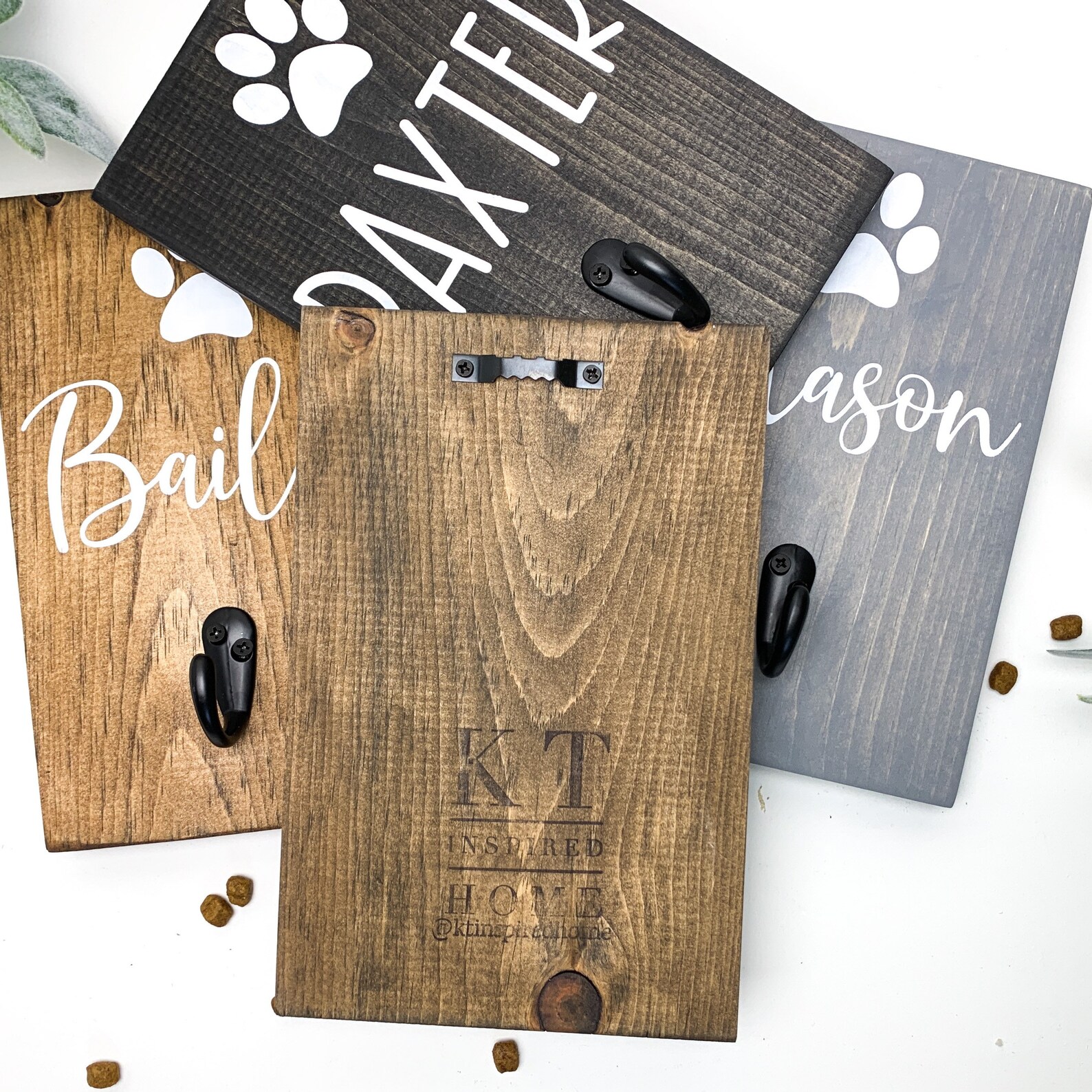 Pet Leash Holder Custom Pet Name Leash Holder for Wall Dog Etsy Canada