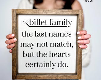 Baseball Billet family printable | Home Decor billet gift baseball | SVG